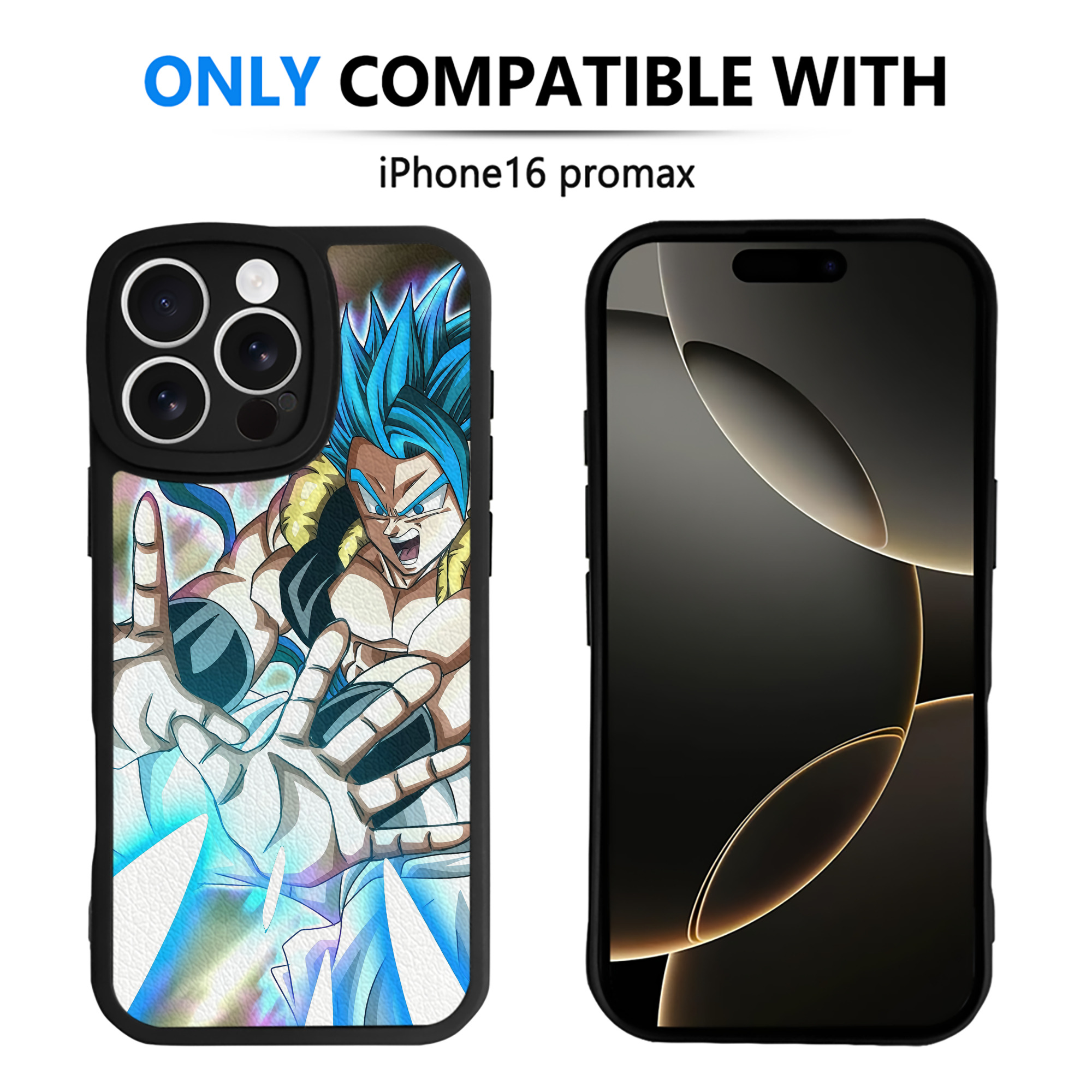 （画像用） ドラゴンボール DRAGON BALL 【iPhone 16シリーズ対応】シリコンスマホケース（レザー調） 材質：シリコン